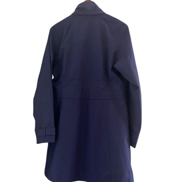 Merrell Opti-shell Navy Blue Front Pockets Snap Zip Closure Coat Size Large - Picture 6 of 14